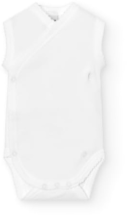 BABIDU Body Bebé Tirantes 100% Algodón Hipoalergénico, Body Bebé Recien Nacido y Prematuros Con Cierre Cruzado, Tejido Suave y Transpirable, Ropa Bebé Niño y Niña Unisex, Perfecto Piel Sensible