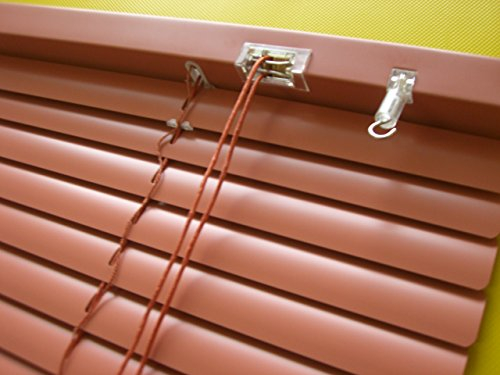 WR-Design Alu Jalousie apricot - Breite 40 bis 240 cm - Höhe 130/160 / 220 cm - Tür Fenster Rollo Jalousette Aluminium Fensterjalousie Lamellen Metall (60 x 160 cm)