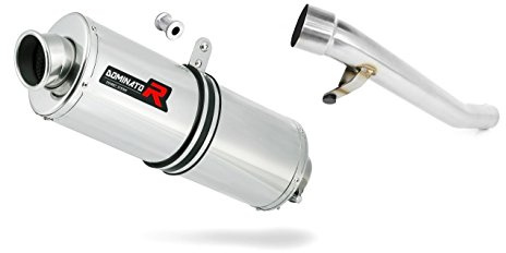 DOMINATOR GSF Bandit 1200 Marmitta Racing Oval Exhaust Terminale di Scarico Silenziatore 2006 2007