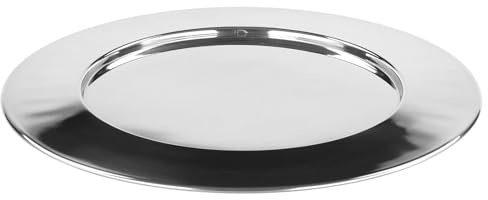 Fink großer Edelstahl Platzteller Ø 41 cm - ideal als Unterteller & Servierplatte