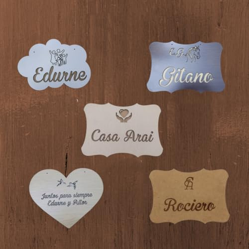 EDURAIT Placa de Madera Personalizada con Frases Inspiradoras – Cartel Decorativo para Pared – Regalo Único para Bodas, Bautizos, Comuniones y Hogar