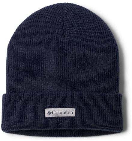 Columbia Unisex Whirlibird Cuffed Beanie Mütze, Collegiate Navy/Logo, Einheitsgröße EU