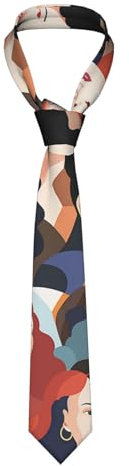 BTCOWZRV Diverse Damen-Krawatten mit Blumenmuster, schmale Krawatte für Herren, formelle Krawatten, 7,9 cm, weiche Seidenkrawatten für Hochzeit, Business, Valentinstag, Geschenk, Schwarz,