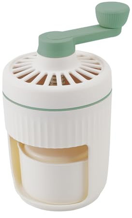 Felenny Shaved Ice Machine Manual Ice Crusher Hand- Cranked Drinks Chopper Stirrer for Home