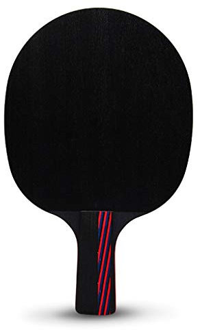 Pala de Ping Pong Bate de Ping Pong Paleta de Ping Pong de Carbono Profesional de un Solo Tiro Adecuado para Juegos Profesionales y de Entretenimiento Raqueta de Tenis de Mesa Juego de paletas de te