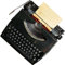 XBDLYQBD Altmodische manuelle Retro-Schreibmaschine, Schreibmaschinen für Schriftsteller, Retro-Schreibmaschine fürZuhause/Büro/Arbeitszimmer-Schreibtisch