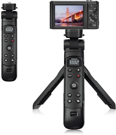 for Sony Camera Tripod with Rechargeable Shutter Release,AODELAN Shooting Grip Wireless Remote Control Handle for A7C,A7III,ZV-1,ZV-E10,ZV-1F,A6100,A6400,A6700,A7IV,RX100 VII,A9,A9 II,DSC-RX0 II
