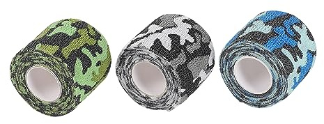 ibasenice Elastische Tarnbandage -pack Hautschonend Reißfest Leicht zu Tragen 3 Stück für Arme und Körper Beim Sport