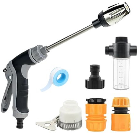 High Pressure Washer - Garden Hose Connector Sprayer,Household High Pressure Washer for Bathroom, Driveway, Garage, Garden
