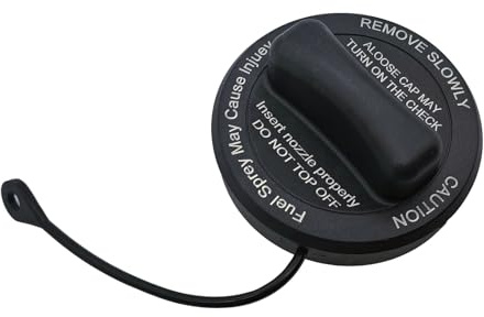 StratoNex Kraftstoffdeckel Tankdeckel mit Halteband, kompatibel mit Mercedes - Benz W211 W212 W203 W204 W245 W169 X204 R171 S204 C207 C209 A209 - Ersatzteil 2214700605
