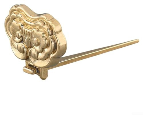 Soporte de marco de placa de latón macizo para arte de pared, fotos y punto de cruz, acabado clásico de bronce con esquinas redondeadas, elegante colgador de decoración del hogar para sala de estar o