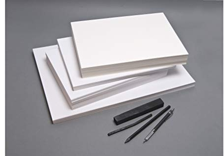 Clairefontaine 1695C - Packung mit 250 Blatt Skizzenpapier 160 g, DIN A4+ 24 x 32 cm, ideal für Künstler oder die Schule, Weiß, 1 Pack