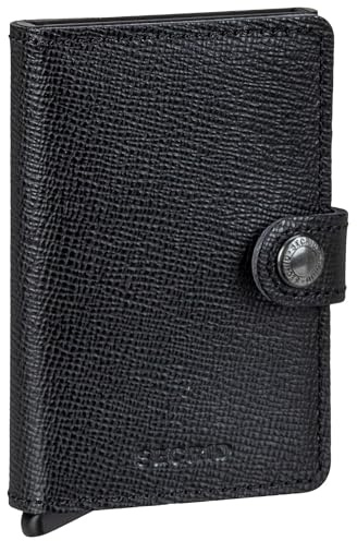 Secrid Kartenetui Miniwallet mit RFID-Schutz in der Farbe Black in der Größe 6,5x10,2x2,1 cm, MC-Black