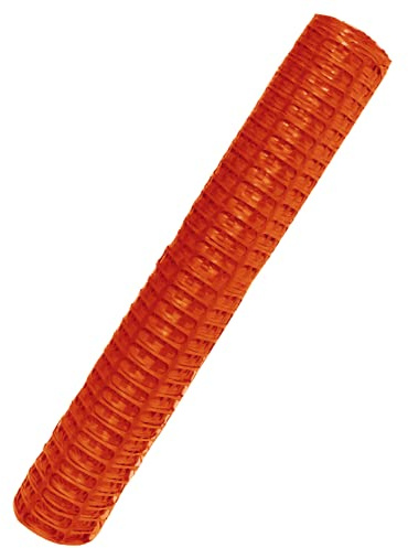 Suregreen Barrier Fencing Mesh | 1m x 15m | Orange | 80g/m² | 1.2kg | High Density, Reusable, Recycled Plastic, Temporary Fencing for Chicken Run, Trellis, Garden Fence | Temporary Fences