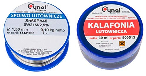 Set di saldature TOPEX cynel, stagno 1.5mm + 100gr di pasta saldante sn60%
