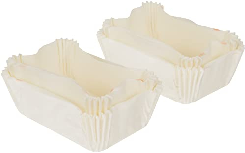 DECORA, 0339880 Pirottini per Mini-Plumcake, Comodissimi per Cuocere, Presentare e Regalare PlumCake, Resistente fino a 220°, Made in Italy, Colore BEIGE 36 PZ.