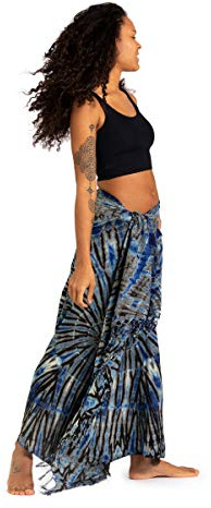 PANASIAM tiedye Sarong blue black