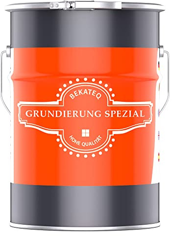 BEKATEQ Fliesengrundierung 10kg innen & außen I Tiefengrund mit extrem hoher Anhaftung auf glatten Untergründen I Spezial Fliesengrund, Haftgrund für Estrich, Beton, Holz, Keramik BK-180
