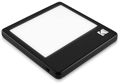 KODAK LED-Lichtbox, 12,7 x 10,2 cm, für Negative, Dias und Filme, beleuchtetes Brett zum Betrachten und Scannen von Fotos