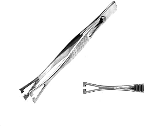 Pinzas para perforación, Pinzas de Acero quirúrgico, Abrazadera para tabique/tabique/Lengua/Nariz/Ombligo/Oreja/Herramienta de perforación dérmica, Equipo, Herramientas, pinzas-07