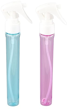 Flacon Spray Vide 2 Pièces, Flacon Vaporisateur Voyage Rechargeable, Petit Atomiseur Pulvérisateur Récipient Cosmétique avec Brume de Pulvérisation Fine pour Parfums Bouteille Brumisateur Cheveux