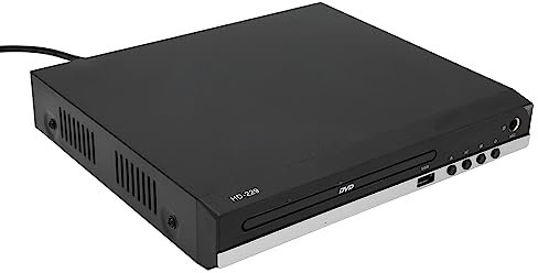 Mini Lecteur DVD HD HDMI, Lecteurs CD DVD USB 1080P pour Téléviseur avec Télécommande, Câble HDMI et, Prise en de L'entrée USB, Lecteur de Disque Home Cinéma Lire des