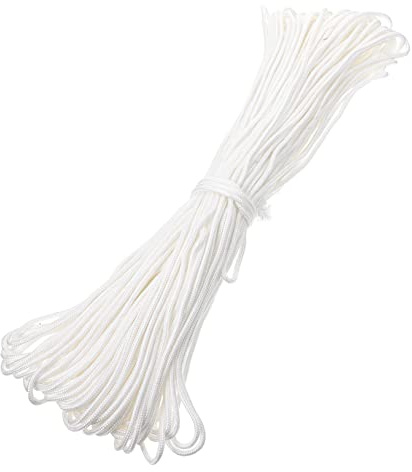 Abaodam Cotton Flag Pole Rope for Flagpole Replacement Strong Outdoor Hanging Rope for Flagpole Lifting and Display