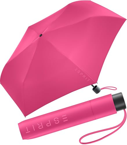 Esprit Mini paraguas de bolsillo Slimline FJ 2022, magenta, 95 cm