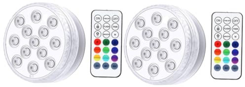 OSALADI 2 Sets Aquarium Licht Batterie-powered Schmuck Lampe Fisch Tank Licht Weiß Kein Tropfen Keine Sanfte Augen Komfort
