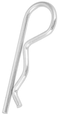 WGFOIP 10pcs Goupilles Fendue, Goupille de Verrouillage Assortiment de Goupilles à Ressort Fixation Attache pour Attelage, Tracteurs(3*60mm)