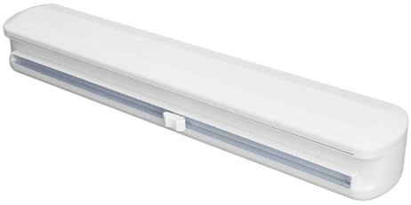 Baxnore Reusable Cling Film Dispenser, ABS Plastic Wrap Dispenser, Plastic Wrap Slide Cutter, Cling Wrap Dispenser with Slide Cutter for Tin Foil (S(for Ponies Under 1.3 Meters Shoulder Height)