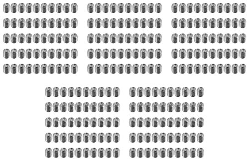 Reinscer 250 unidades, M2,5 x 3 mm, acero inoxidable, hexágono interior, juego de tornillos prisioneros sin cabeza