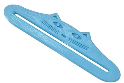 Xuanxi Dispensador interactivo de aperitivos para gatos, herramienta higiénica de control de flujos ajustable para estimular la inteligencia de las mascotas