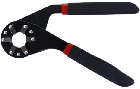Ausi Llave ajustable multifunción mágica de 8 pulgadas - Control de torque y sujeción hexagonal - Herramienta universal para proyectos de plomería, automoción y bricolaje
