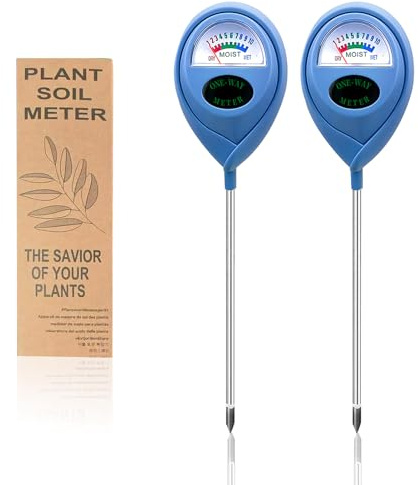 MEPHILIMIA Misuratore di umidità per piante, misuratore di umidità del suolo, misuratore di umidità del suolo, tester per giardinaggio, prato, giardino, agricoltura, uso interno ed esterno