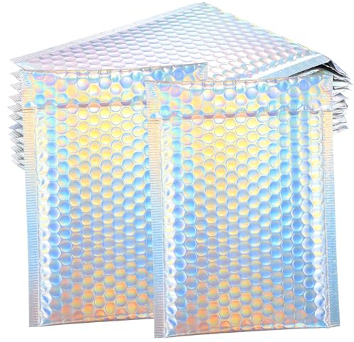 Cabilock 12 pezzi Buste Imbottite con Bolle Autoadesive per Spedizioni Resistenti e Sigillanti per Abbigliamento Custodie e Accessori Confezione Pratica per Imballaggi Protettivi