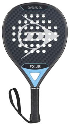Dunlop FX Pala de Pádel – Marco de Grafito y Carbono – para Jugadores Junior, Principiantes y Avanzados