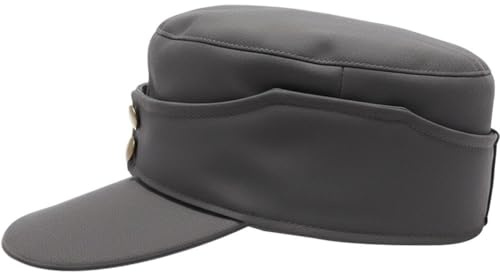 Keuyeo Militär kadett armékepsar unisex vintage platt hatt tysk armé fält keps klassisk militär stridsmössa