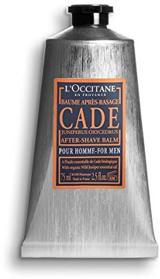 L'OCCITANE Soothing Cade After Shave Balm, 2.5 Fl. Oz: Hydrating, Soothe After Shave, Reduce feelings of irritation, With Shea Butter + Cade Essential Oil
