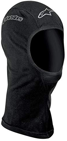 Alpinestars OPEN FACE BALACLAVA Sturmhaube, Gesichtshaube für Damen & Herren, Sturmhaube für Outdoorsports, Motorrad, Fahren, Winddicht, Schwarz, Einheitsgröße