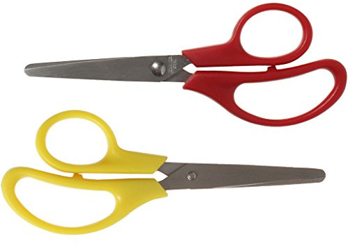 Kinderschere, L: 12,5 cm, rund, 12 Stück