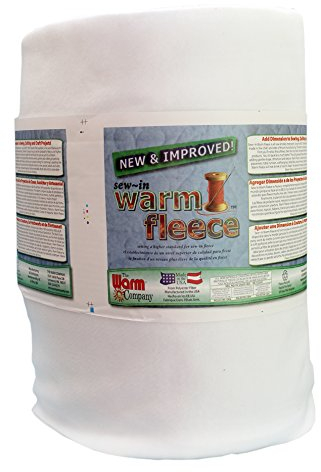 The Warm Company 1880 Fleece, Volumenvlies zum Einnähen 91 x 114 cm, 100% Polyester