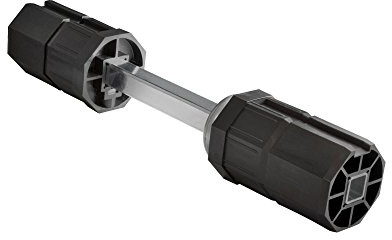 jarolift Doppelwellenbolzen mit 40 mm Kugellager, mit Kunststoff-Walzenkapsel für SW 60, Rollladenzubehör