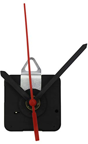 McPower Quarzuhrwerk | CQ-5003 | Präzises Uhrwerk mit 3 Kunststoff-Zeigersätzen | Leise tickend, springend | 12 mm Welle, ideal für DIY-Uhren & Reparaturen