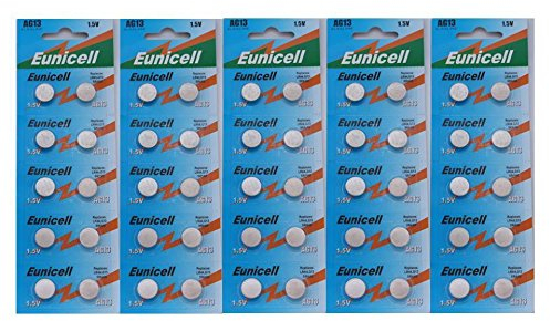50 x AG13 G13 SR44 LR44 A76 V13GA PX76A 357 Button Batteries