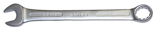 Solido 152302003 - Chiave combinata a forchetta ad anello, DIN3113A, 20 mm, lato anello 15º