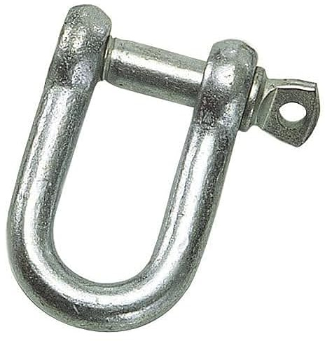 Manille droite galvanisée 22 mm. 7/8 Usage domestique