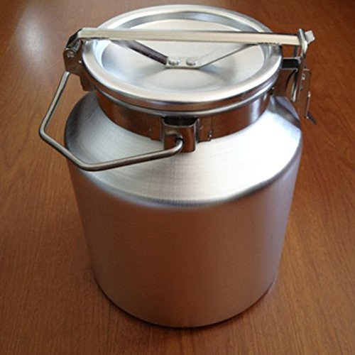 Wotefusi Bidon a Lait Vin Pot Seau Recipient en Alliage d'Alu 3L 5L 10L 20L 30L 40L 50L