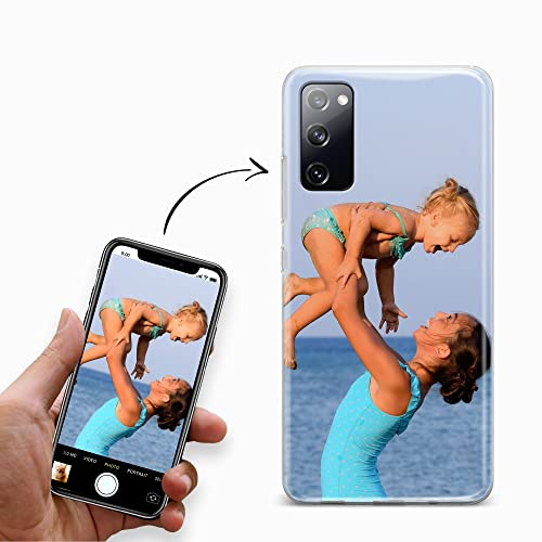 CoverHeld Handyhülle für Samsung Galaxy S20 FE Hülle aus Silikon selbst gestalten - selbst gestaltet/personalisiert - Deine Hülle Dein Design - Personalisieren Bedrucken mit eigenem Bild Motiv