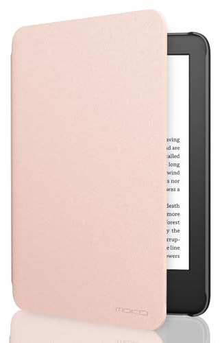 Moko Hülle für 6 Amazon Kindle 11. Generation 2024/2022, Roságold | Leichte Schutzhülle, Auto Schlaf/Wach, Smart Cover für Kindle 2024/2022 11. Generation e-Reader